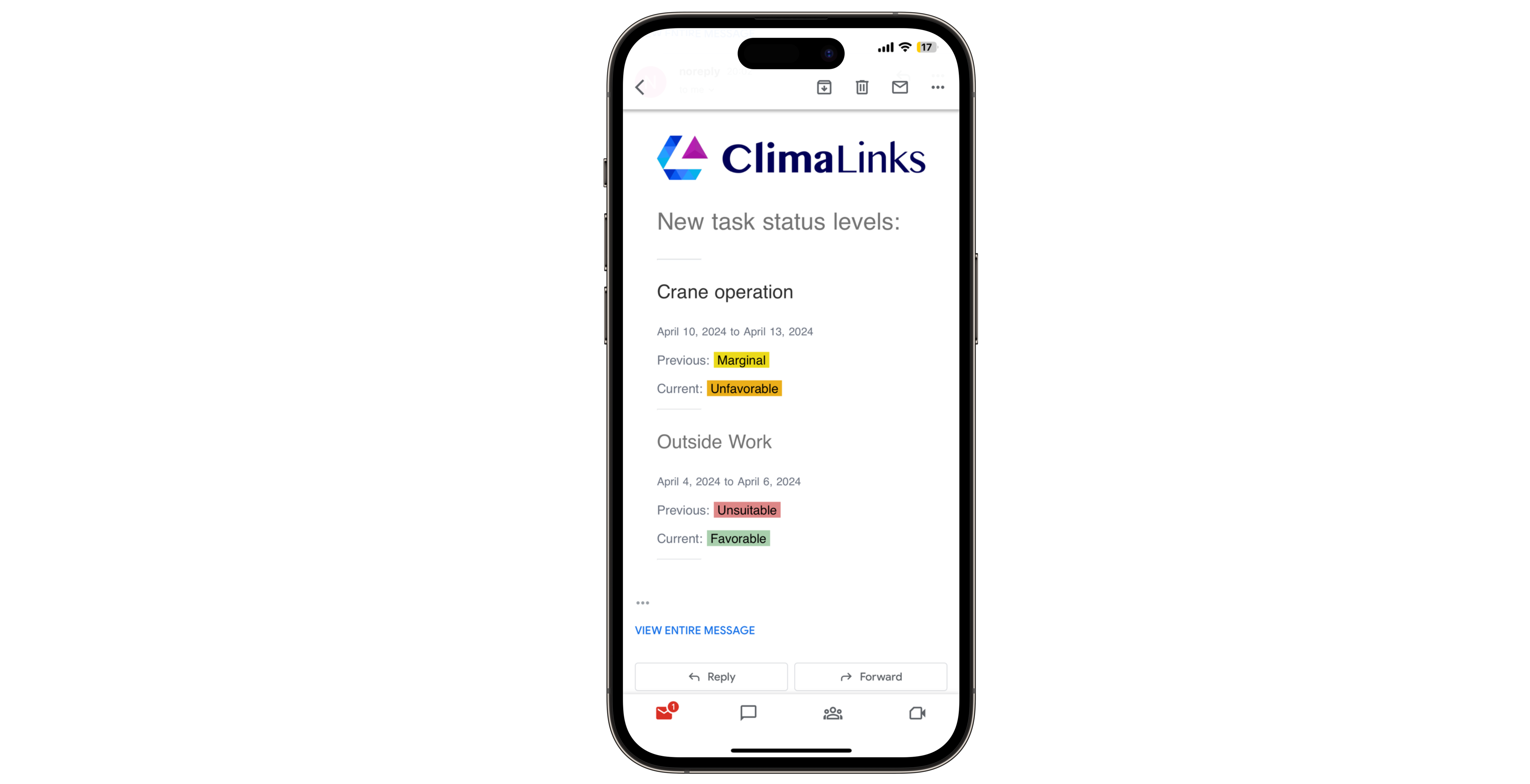Emergency Management Notifications
